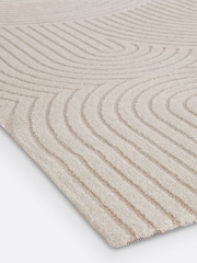La Redoute Intérieurs Ecru Lodgo Geometric Rug - Image 3 of 4