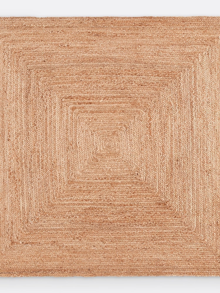 La Redoute Intérieurs Natural Aftas Square Jute Rug - Image 2 of 4