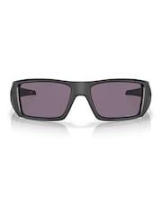 Oakley Black Sunglasses Heliostat Rectangle Sunglasses - Image 3 of 5
