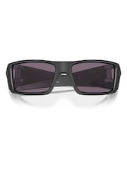 Oakley Black Sunglasses Heliostat Rectangle Sunglasses - Image 4 of 5