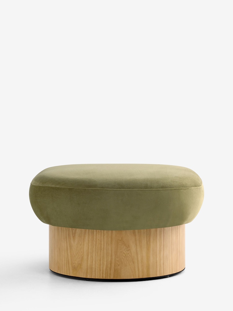 MADE.COM Fern Green Velvet Novara Storage Footstool - Image 5 of 5 MADE.COM Fern Green Velvet Novara Storage Footstool - Image 5 of 5
