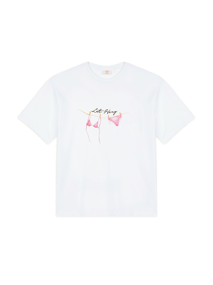 Chelsea Peers Let's Hang Print T-Shirt - Изображение 1 3