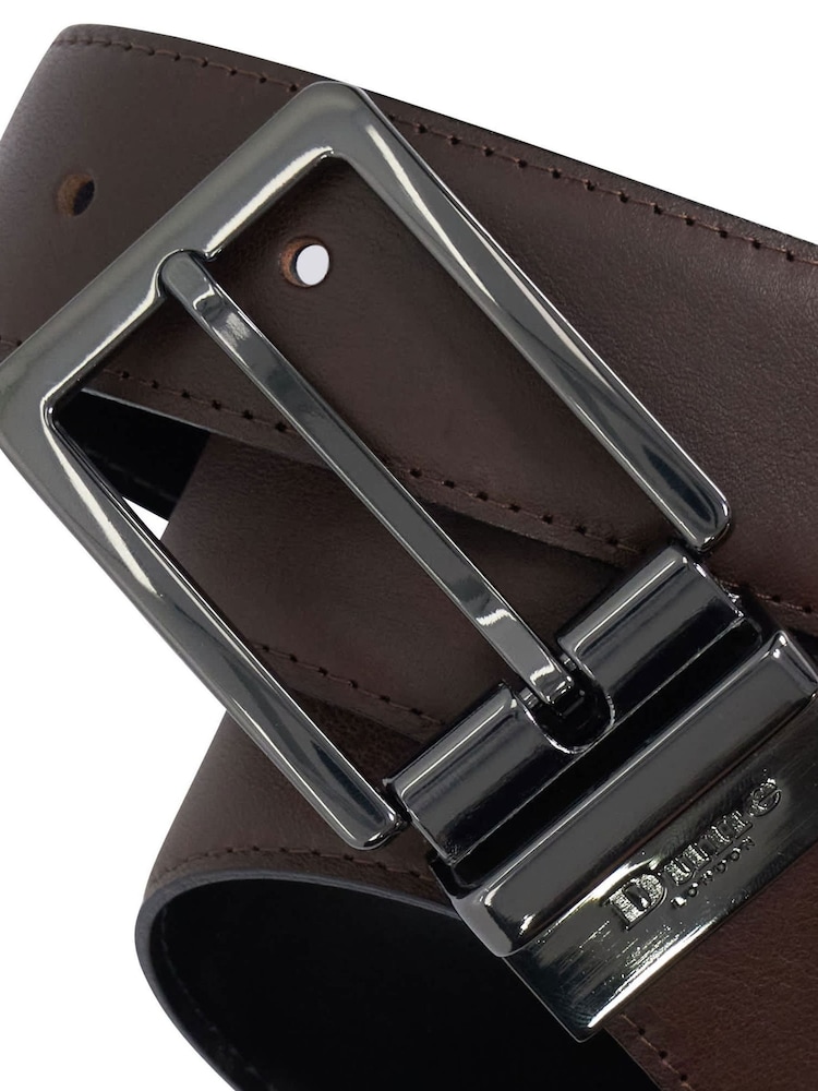 Dune London Brown Oakem Belt - Image 2 of 2