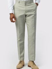 Ted Baker Tailoring Linen Cotton Trousers - 圖片 1/2