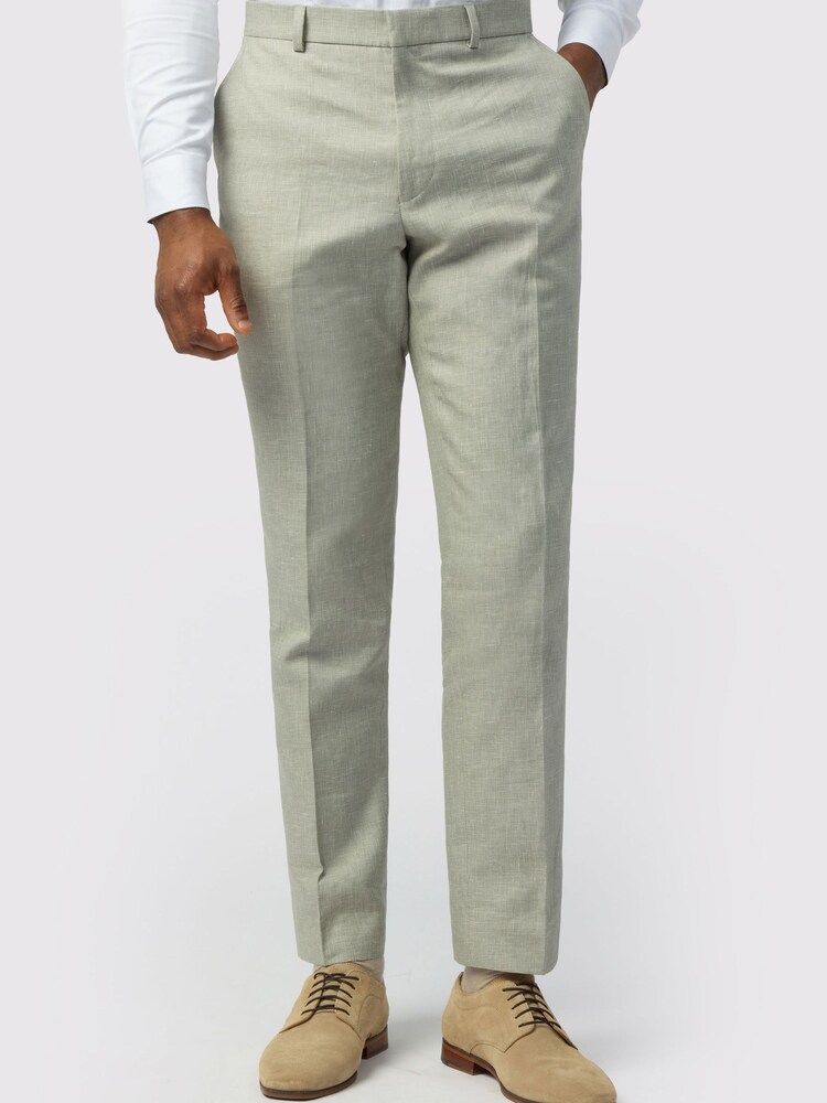 Ted Baker Tailoring Linen Cotton Trousers - 圖片 1/2