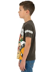 Character Grey Super Mario Bowser T-Shirt - Image 9 of 9