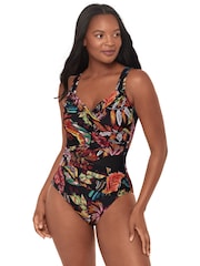 Miraclesuit Black Pluma Orla Madero Hidden Underwire Swimsuit with Firm Tummy Control - Image 3 of 4