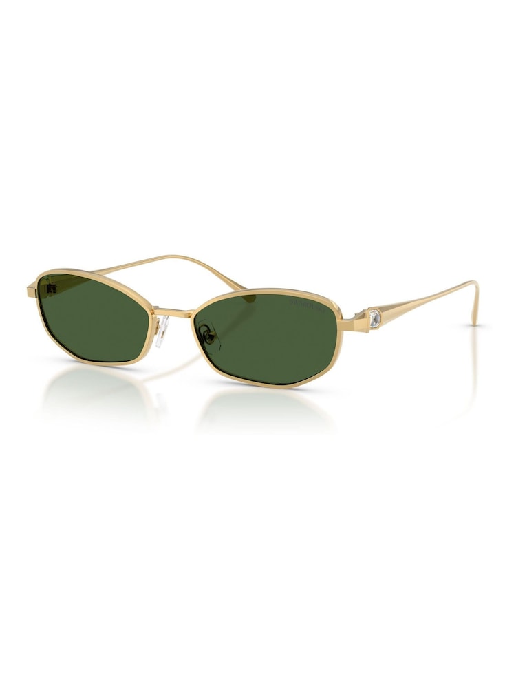 Swarovski Gold 0Sk7042 Pillow Sunglasses - Image 2 of 5