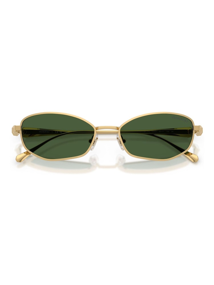 Swarovski Gold 0Sk7042 Pillow Sunglasses - Image 5 of 5