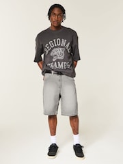 Hollister Black Baggy Shorts - Image 1 of 4