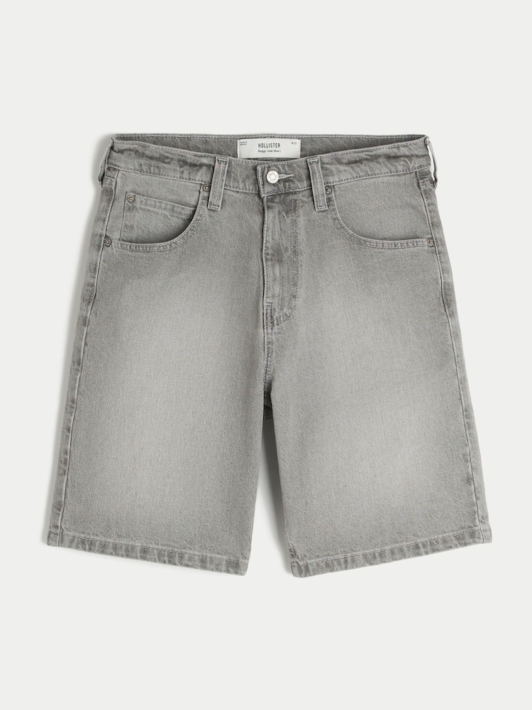 Hollister Black Baggy Shorts - Image 4 of 4 Hollister Black Baggy Shorts - Image 4 of 4