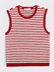 Abercrombie & Fitch Red Crochet Shell Jumper - Image 7 of 7