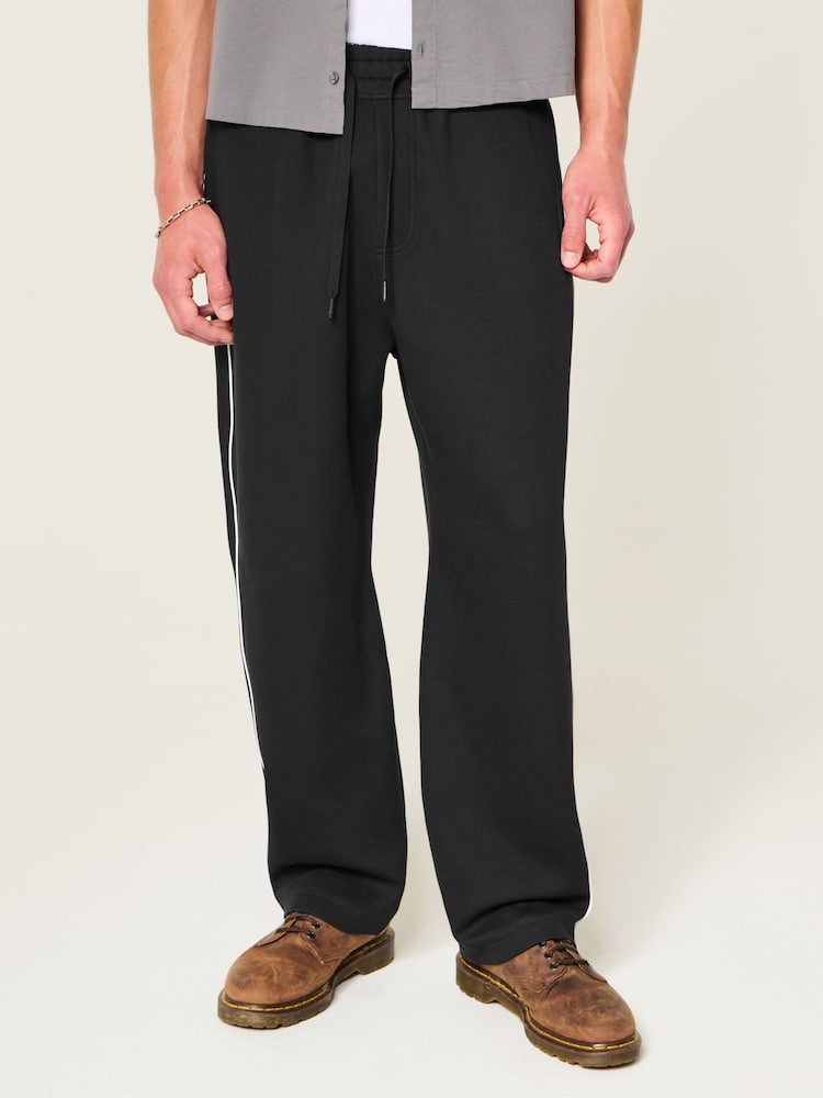 Hollister Black Baggy Cuffed Joggers - Image 1 of 5