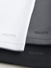 Hollister White Everyday T-Shirt 3 Pack - Image 2 of 3