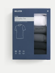 Hollister White Everyday T-Shirt 3 Pack - Image 3 of 3