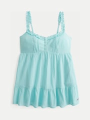 Hollister Blue Icon Tunic Babydoll Top - Image 4 of 4