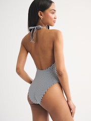 Abercrombie & Fitch Isla Seersucker One Piece Swimsuit - Image 5 of 6