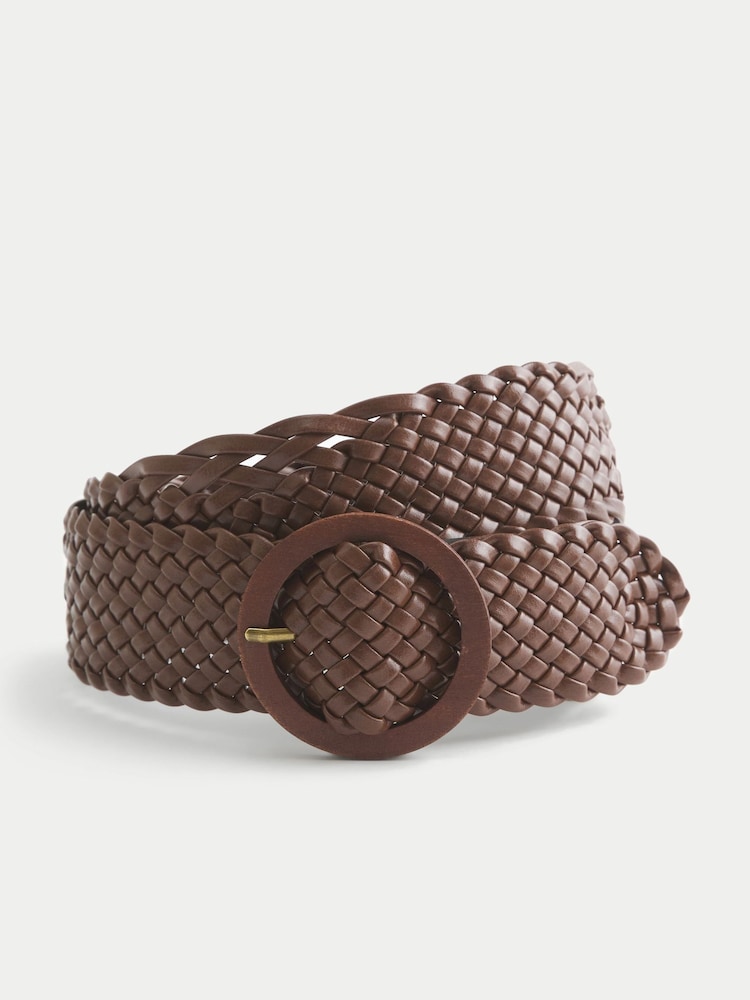 Hollister Brown Braided Surf Belt - Image 1 of 2