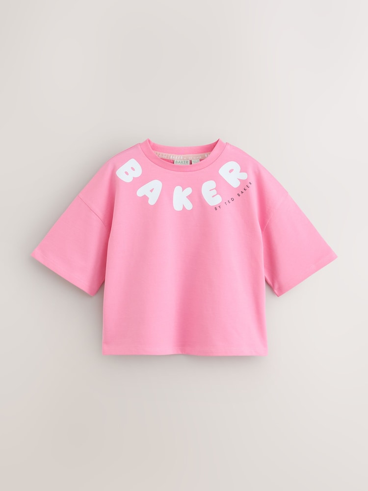 Baker by Ted Baker 3 Pack Oversized Bow Graphic T-Shirts - Larawan 2 ng 10