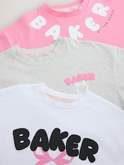 Baker by Ted Baker 3 Pack Oversized Bow Graphic T-Shirts - Larawan 6 ng 10