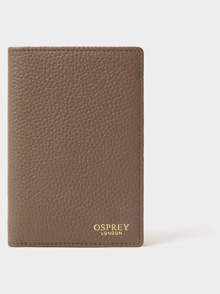 Osprey London Brown The Core Leather Passport Cover - Image 1 of 5