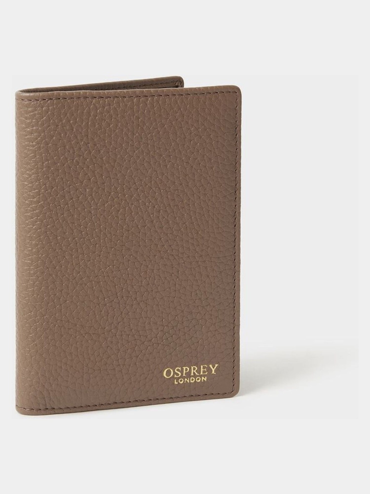 Osprey London Brown The Core Leather Passport Cover - Image 2 of 5