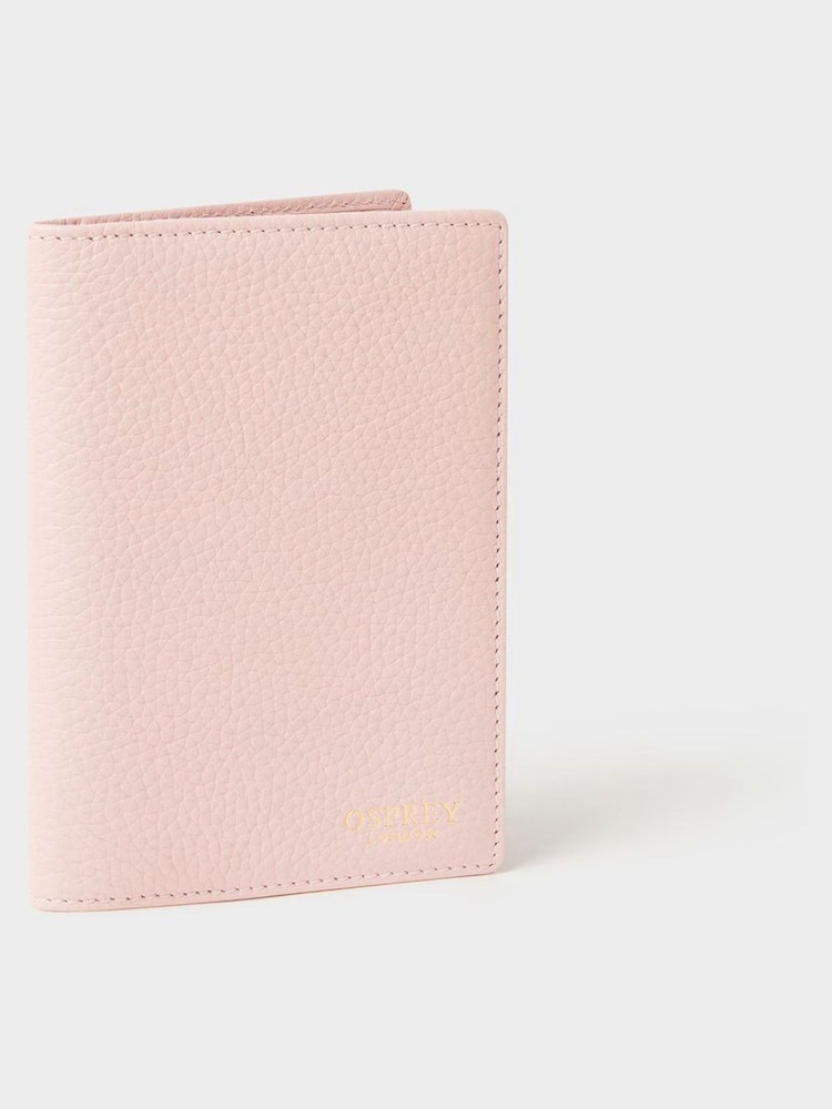 Osprey London Light Pink The Core Leather Passport Cover - Image 2 of 5