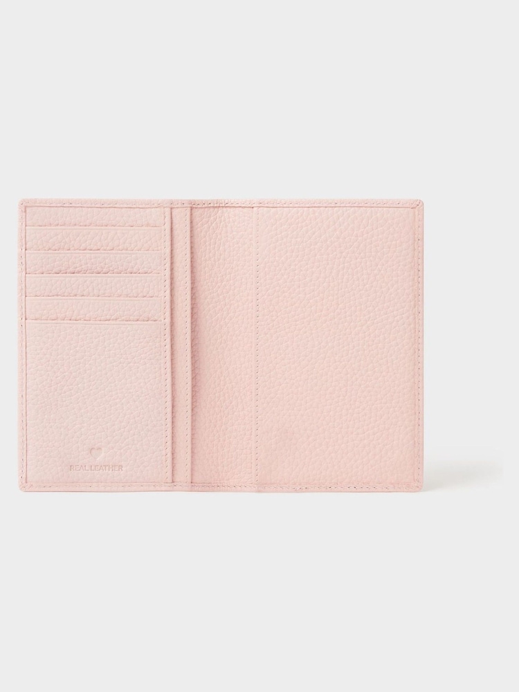 Osprey London Light Pink The Core Leather Passport Cover - Image 5 of 5