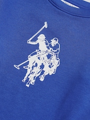 U.S. Polo Assn Blue Graphic Boxy Sweat & Leggings Set - Image 10 of 11