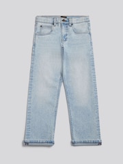 Lee Bleach Wash Straight Stretch Fit Daren Jeans - Image 1 of 3