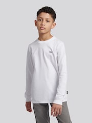 Lee White Workwear Badge Long Sleeve T-Shirt - Image 1 of 8