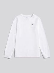 Lee White Workwear Badge Long Sleeve T-Shirt - Image 6 of 8