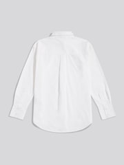 U.S. Polo Assn. White Cotton Poplin Loose Fit Shirt - Image 6 of 8