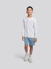 藍色 - Lee Loopback Fleece Badge Shorts - 圖片 3/9