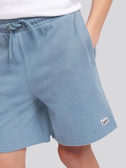 藍色 - Lee Loopback Fleece Badge Shorts - 圖片 5/9