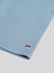 藍色 - Lee Loopback Fleece Badge Shorts - 圖片 8/9