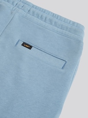 藍色 - Lee Loopback Fleece Badge Shorts - 圖片 9/9
