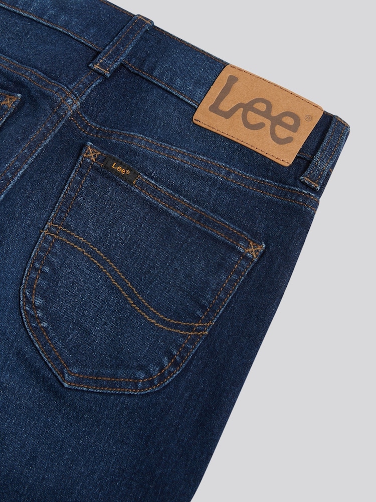 Dark Worn Wash - Lee West Relaxed Fit West Jeans - 圖片 8/8