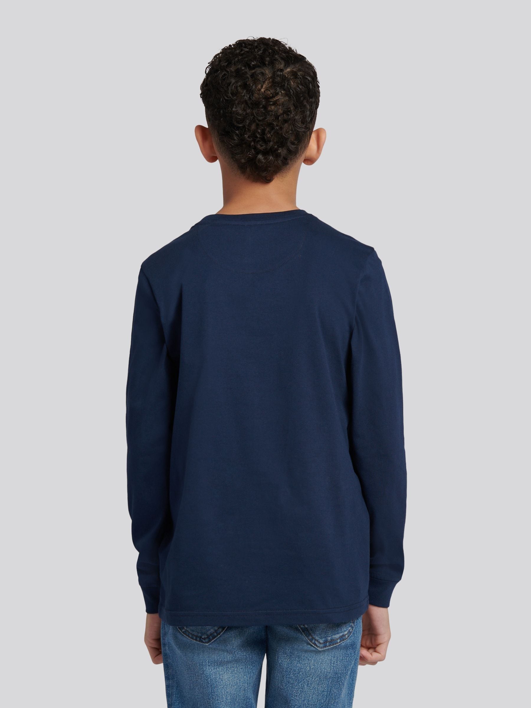 Comprar Azul - Camiseta de manga comprida com emblema da Lee