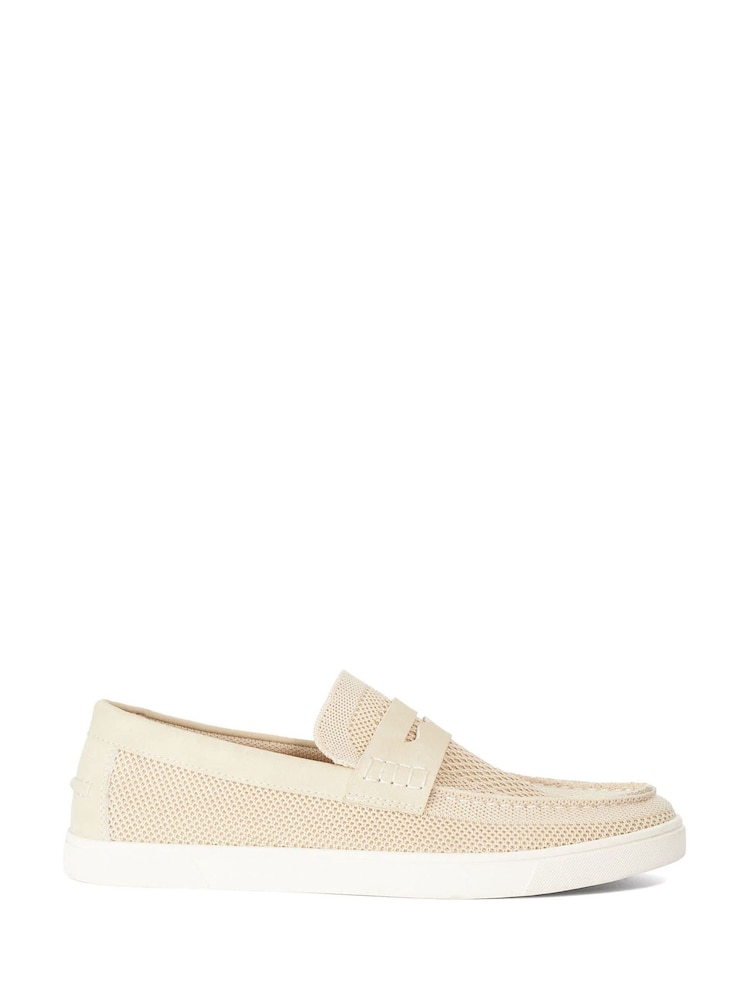 Dune London Blue Benzy Loafers - Image 1 of 5