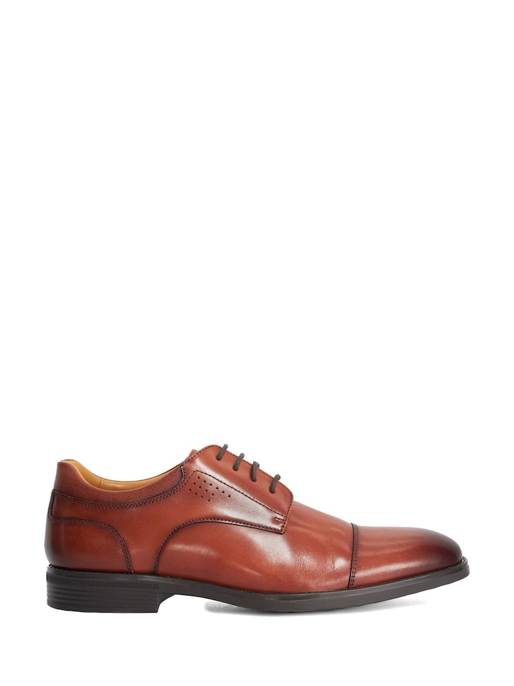 Dune London Brown Sanson Lace Up Shoes - Image 1 of 5