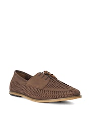 Dune London Brown Brinkley Moccasins - Image 1 of 5