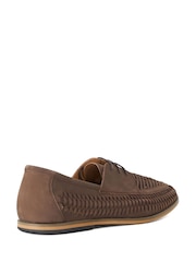 Dune London Brown Brinkley Moccasins - Image 3 of 5