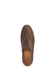 Dune London Brown Brinkley Moccasins - Image 4 of 5