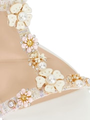 Dune London White Wf Nature Flat Sandals - Image 5 of 5