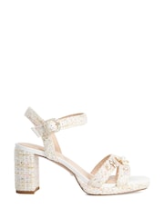 Dune London White Manifests Smart Sandals - Image 1 of 5