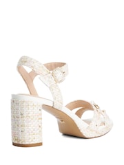 Dune London White Manifests Smart Sandals - Image 3 of 5