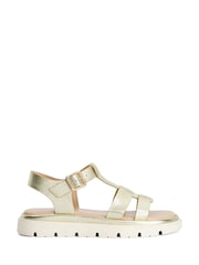Dune London Metallic Lilar Casual Sandals - Image 1 of 5