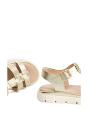 Dune London Metallic Lilar Casual Sandals - Image 2 of 5