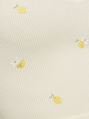 Gelb - Boux Avenue Lemon Embroidered Seamless Cami Pyjamas Top - Bild 7 von 7